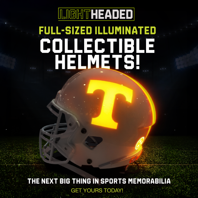 LetsGLO's tweet photo. This isn’t just a helmet. LightHeaded Helmets are full-sized illuminated collectible helmets built for real fans. Bold. Premium. Unmissable. 

The next big thing in sports memorabilia has arrived.