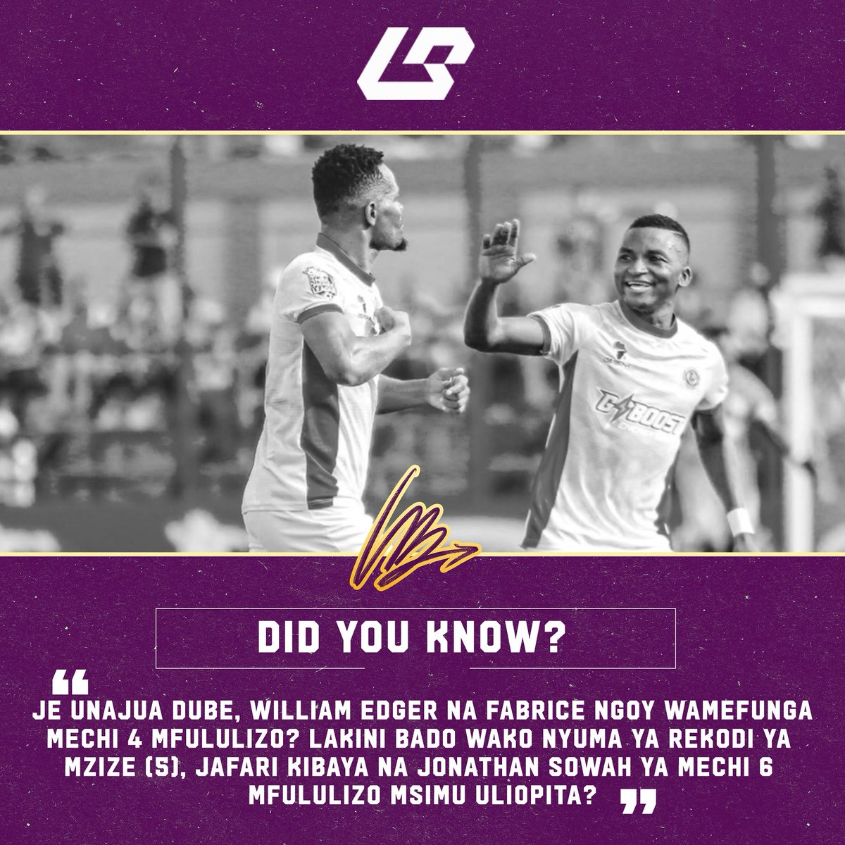 liveballiO's tweet photo. Unadhani wataendelea kufunga na kuifikia rekodi hiyo?

Pakua App ya LiveBall kwa takwimu za Ligi Kuu.
- https://t.co/zBUGhej99S https://t.co/NgShqKLCYe