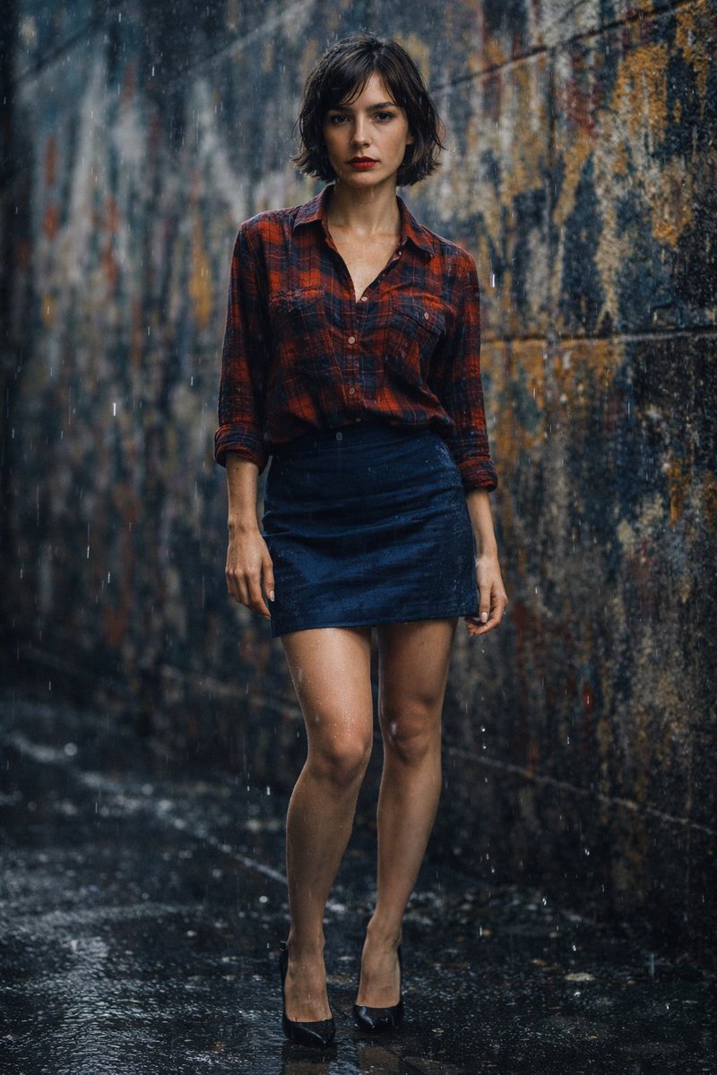 frankrizz's tweet image. La pioggia non copre.
Rivela.

Flanella, tacchi alti e muri che hanno visto tutto.
Grunge nell’anima.
Silenzio che suona come i Pearl Jam.

#Elena #UrbanGrunge #90sVibes #StreetArt #FRaiArt