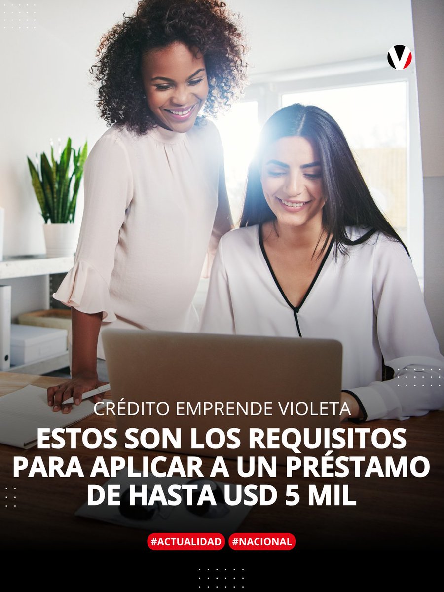 💰 El ‘Crédito Emprende Violeta’ llega como un nuevo incentivo para el desarrollo de los negocios. Las ecuatorianas podrán acceder a este beneficio con la menor tasa de interés del país. Te contamos cuáles son los requisitos para aplicar 👉 v.vistazo.com/4kokrEE