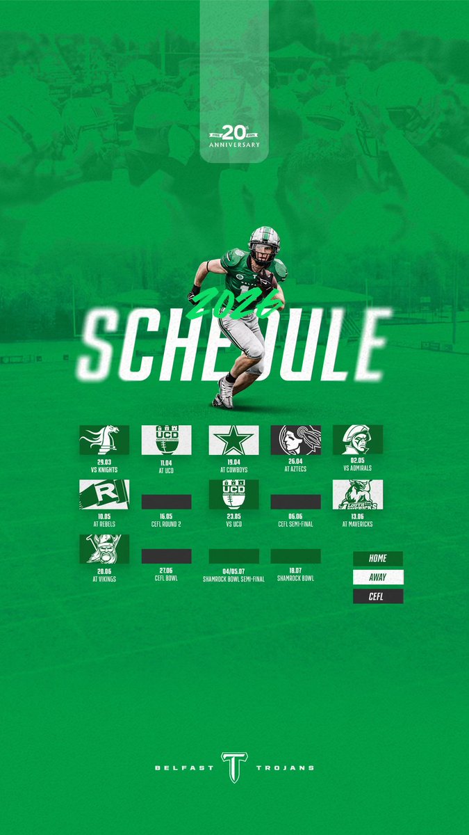 BelfastTrojans's tweet photo. 🚨 Trojan Nation, we’re delighted to share our full 2026 Schedule! 🙌 https://t.co/4qrv141ZxY