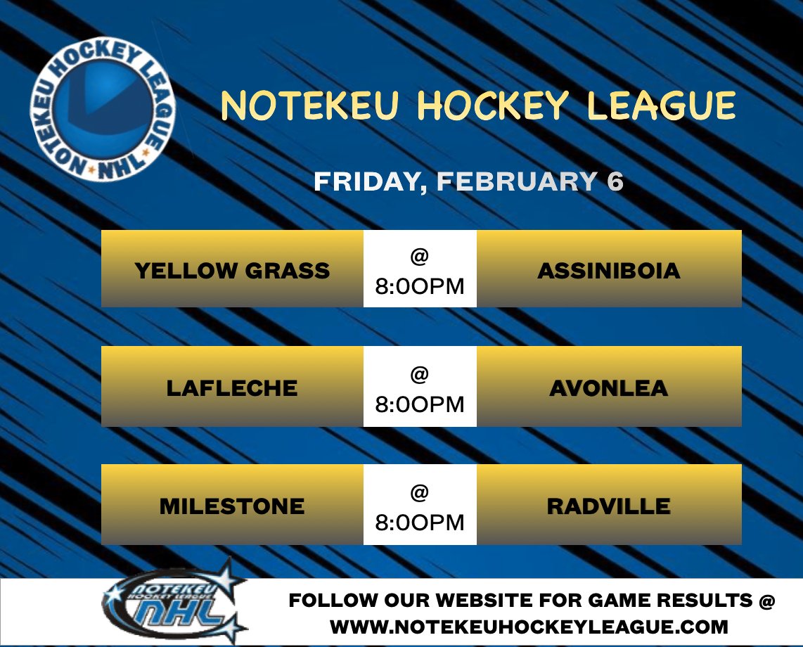 The Notekeu Hockey League tweet media