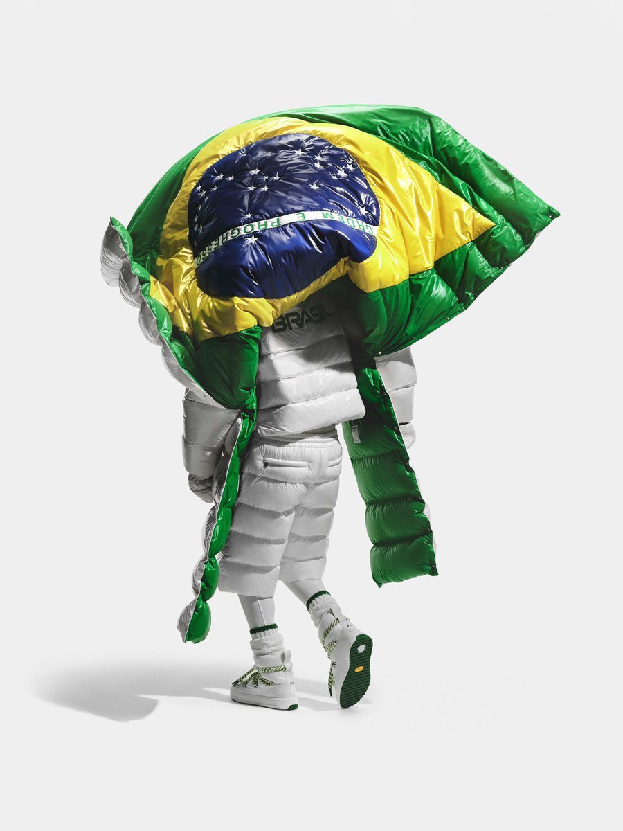 rapoutcontext's tweet image. A Moncler revelou os uniformes oficiais da delegação brasileira para a Cerimônia de Abertura dos Jogos Olímpicos de Inverno de 2026! 

Assinada por Oskar Metsavaht.