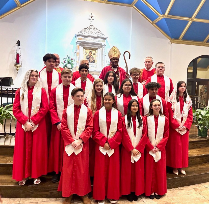 DioceseChas's tweet image. On Feb. 4, Bishop Fabre celebrated Confirmation at Our Lady of Perpetual Help Church in Camden with Father Orlando Serrano, pastor, and parish deacons. His homily challenged the confirmandi to lead children of the parish to follow Jesus.

#confirmation #ourladyofperpetual #camden