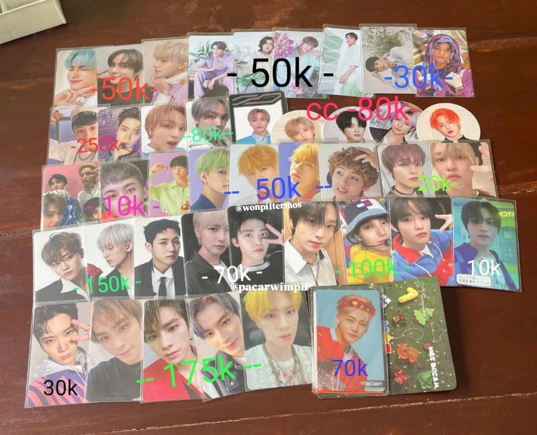 wonpiltermos's tweet photo. ✨Wts PC official (stop collect edition) 
📍Bekasi

🌻Most of nct,svt,SKZ,blackpink,itzy
🌹open for bid ✨
🌻Take all only 550k 🤩
🌻All good condi (cek condi only vc) ✅
🌻free packing 📦
🌻co toko oren on cod &amp; paylatter 🍊

 buat bahan war GO bisa banget dm buat nego harga 🫰🏻 https://t.co/Y8P02Z2HCe