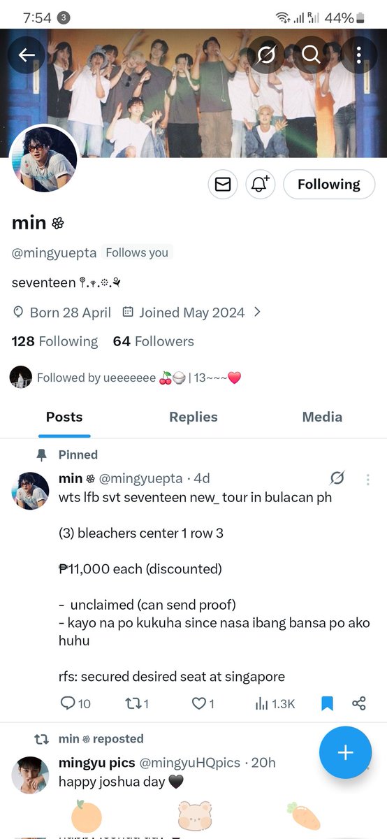 BEWARE SA SCAMMER NA TO ‼️
@mingyuepta 

Ma. Criselda Macalinao
09926964088
MAYA

deactivated yung account pero baka gumawa ng bago or magpalit usn in the future.
