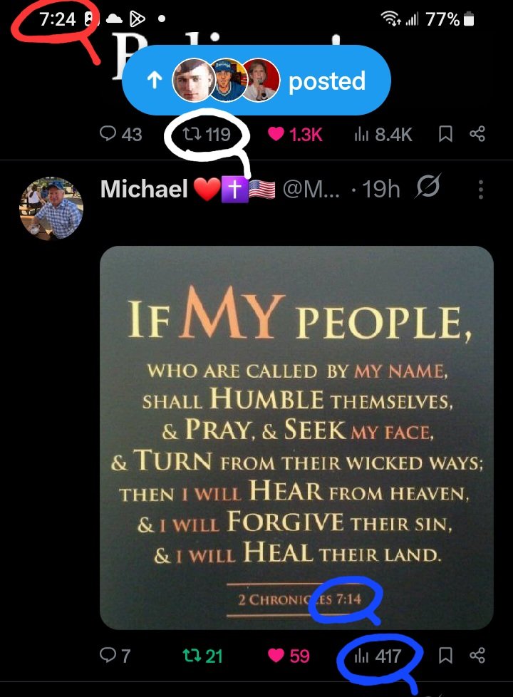 DeanDavis33's tweet image. 1️⃣1️⃣9️⃣ #NineEleven 
#WhatAreTheOdds 🪽
7️⃣2️⃣4️⃣ #SevenTwoFour 
7️⃣1️⃣4️⃣ #SevenOneFour