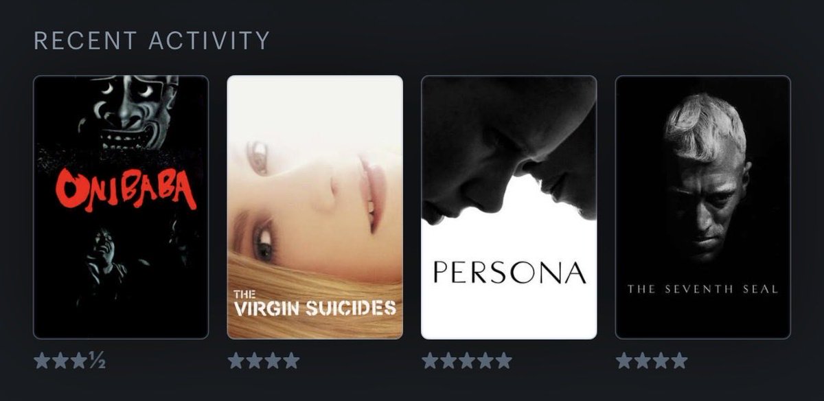 WizardAgent0's tweet photo. @letterboxd Can you tell I just got the Criterion channel?
#LastFourWatched 🔗 https://t.co/AvkHHKJpCF https://t.co/ueiKXpMgOR