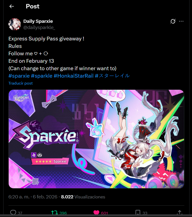 Sensei_Fer99's tweet photo. @dailysparkle_ Done https://t.co/Y15GKQSJIh