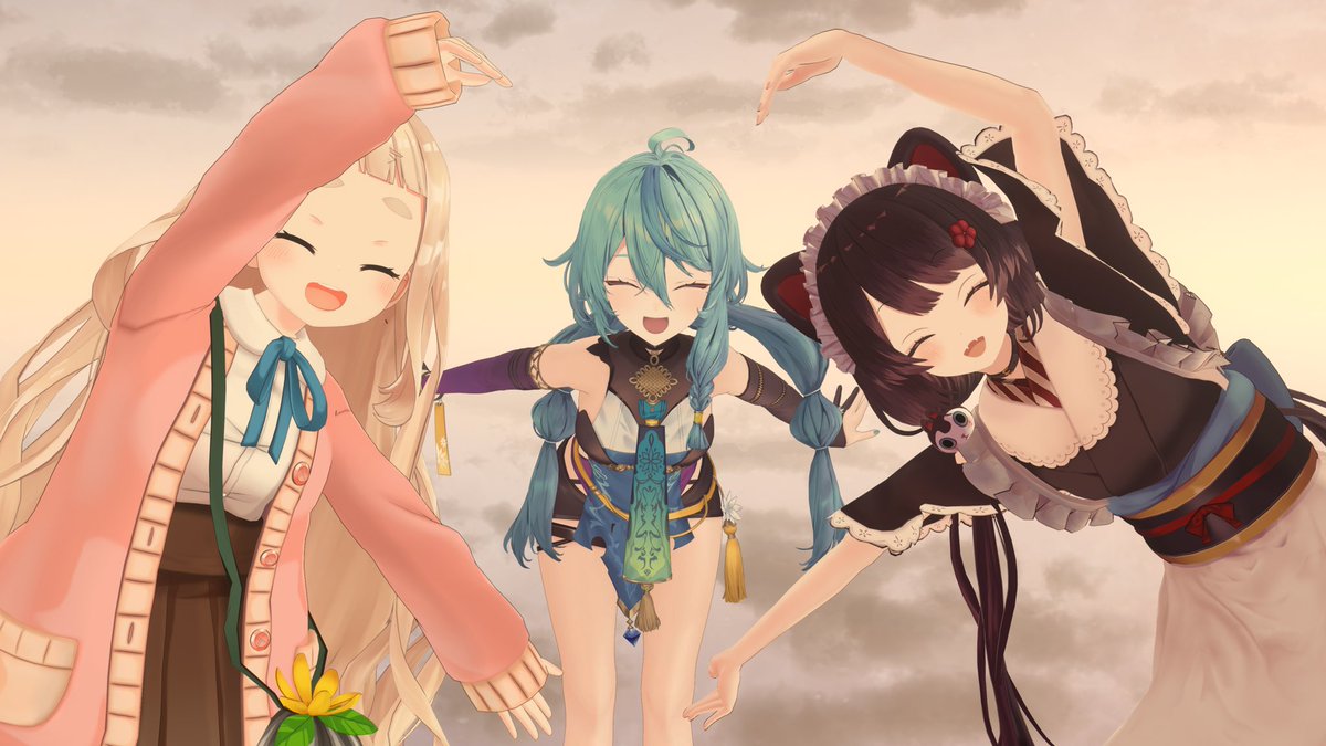 ありがたいことにナナたまの3Dお披露目で2曲も一緒に歌わせていただきました…！🛼✨

改めて3D本当に本当におめでとう……！
これからもナナたまの夢がたくさん叶いますように。大好きだよ〜！！💓

#珠乃井ナナ3D