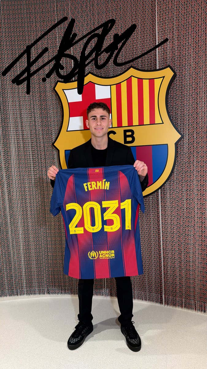 FCBarcelona's tweet image. 𝑭𝒆𝒓𝒎𝒊́𝒏 𝑳𝒐́𝒑𝒆𝒛 ✍️
