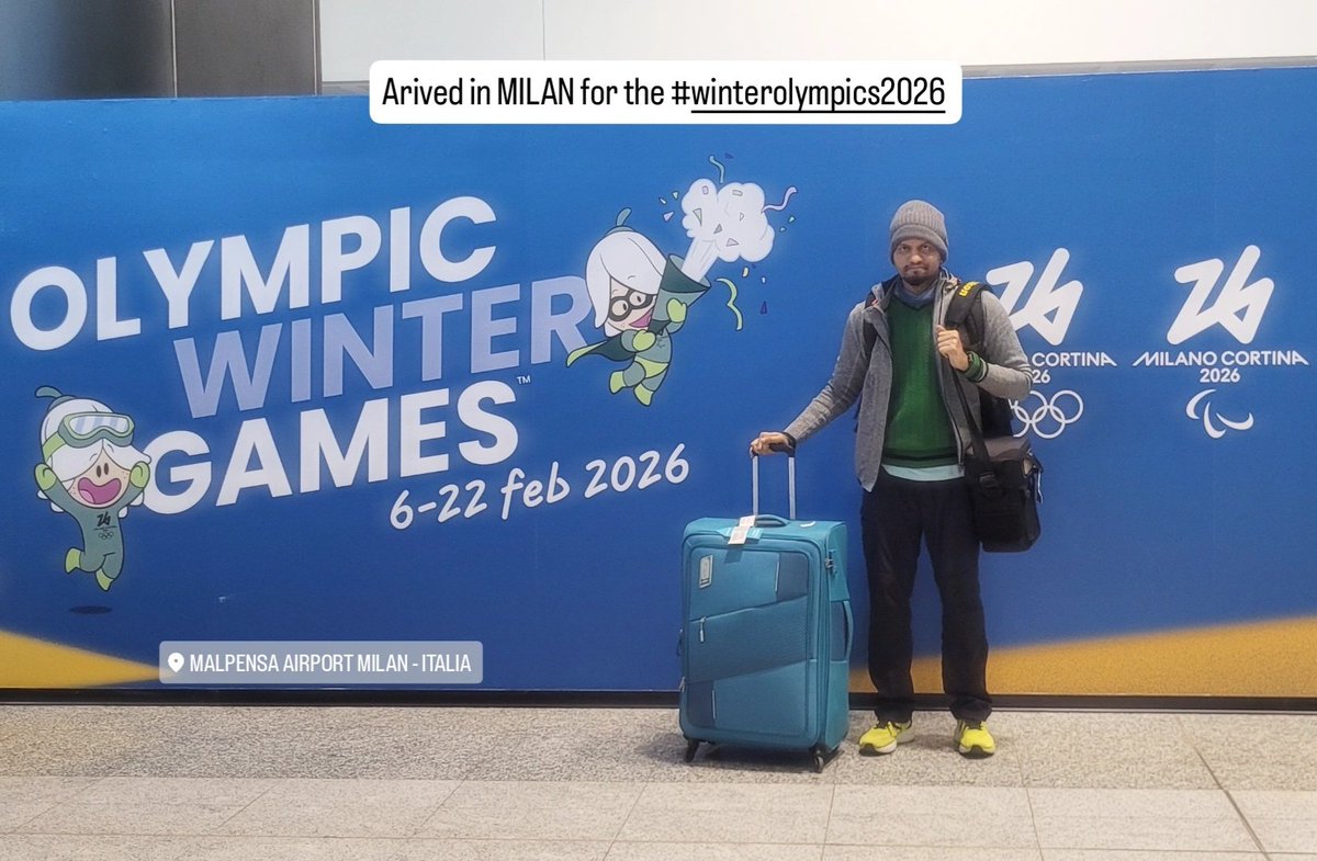 Happy to be in Milano for the #WinterOlympics2026 
The only photographer/ media personal from India 🇮🇳
Excited for the great event 📸 in such extreme weather condition 🌨️