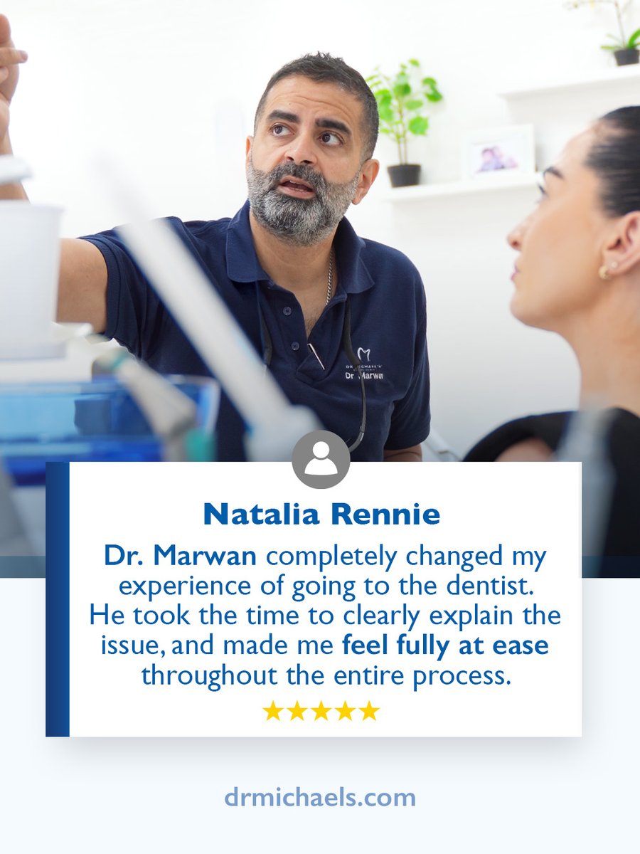 Expertise you can trust.

Dr. Marwan Al-Obeidi, our Medical Director, General Dentist &amp; Implantologist, is known for his clear communication, clinical excellence, and patient-first approach, delivering treatment with confidence, comfort, and integrity.

#patientreview