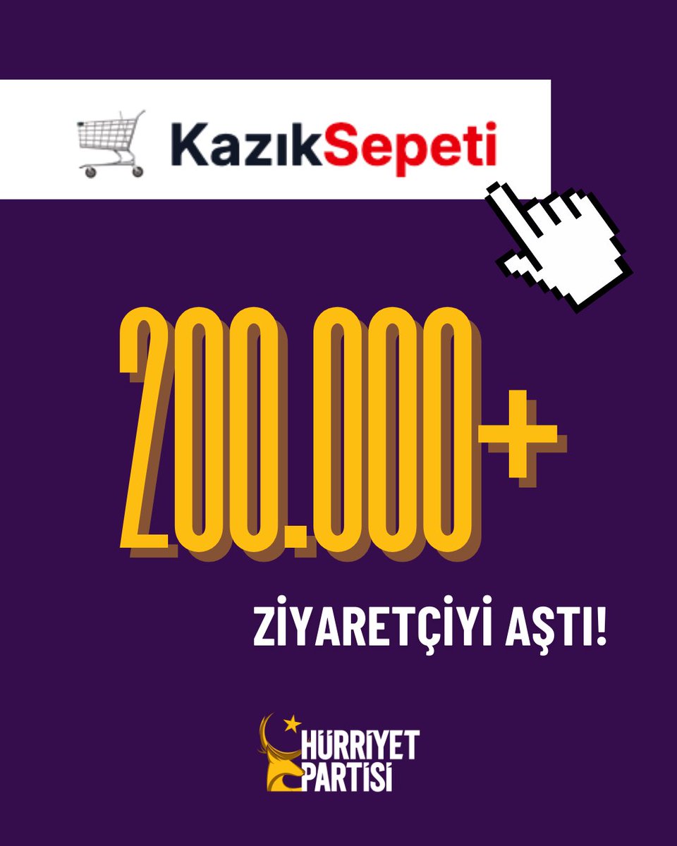 Gümrük muafiyetinin kaldırılmasına karşı başlattığımız ve Türkiye’deki fahiş fiyatları ifşa ettiğimiz kaziksepeti.com yalnızca iki günde 200 bini aşkın kişi tarafından ziyaret edildi.

Partimizin öncülük ettiği bu girişime vatandaşlarımızın gösterdiği yoğun ilgi ve destek