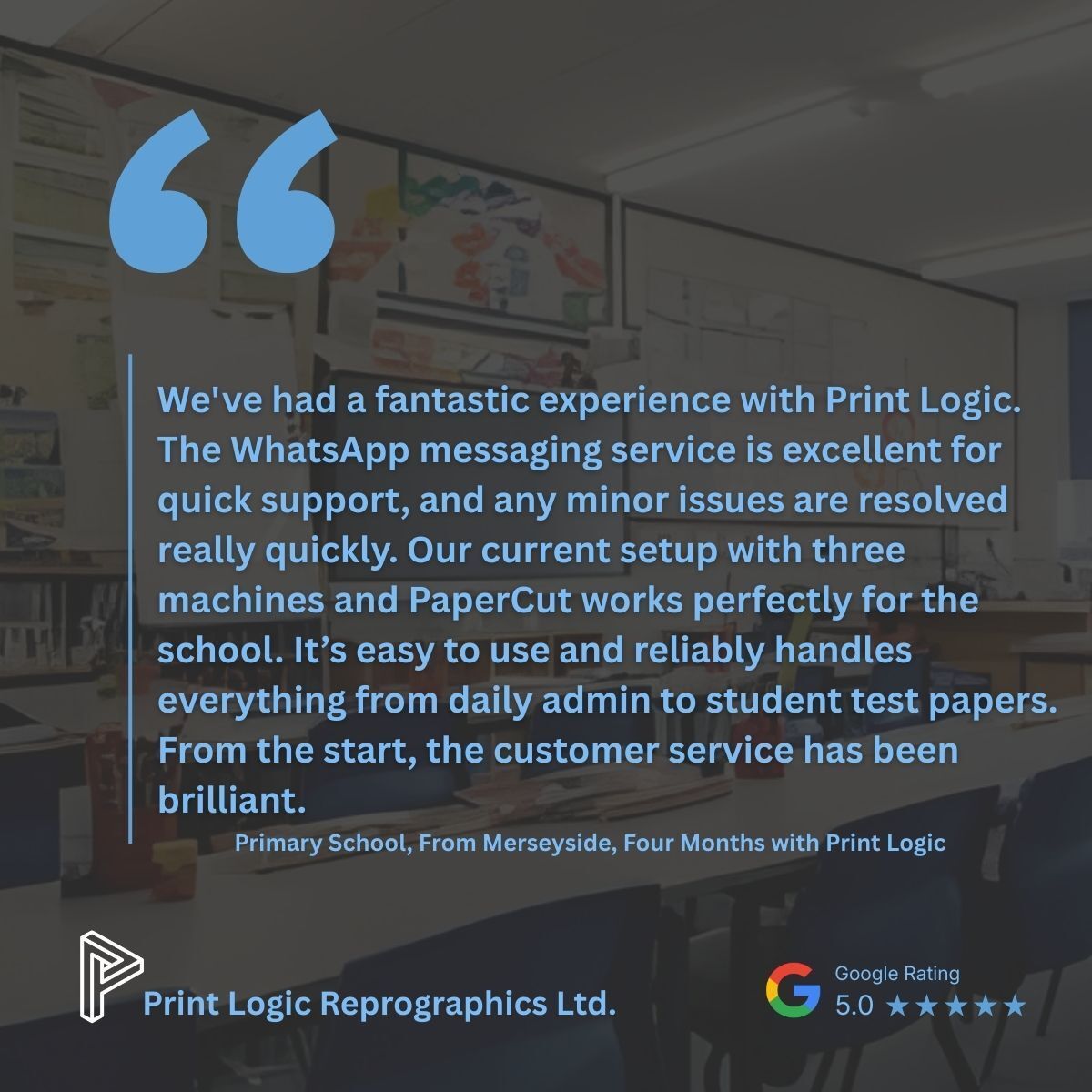 Three machines, one WhatsApp chat, zero stress 📱 With a PaperCut multi-machine setup, if one printer’s busy, the team just switches to the next. Questions? A quick WhatsApp message gets a fast fix, no hold music, no waiting. User-friendly printing, text-away support. #PrintLogic