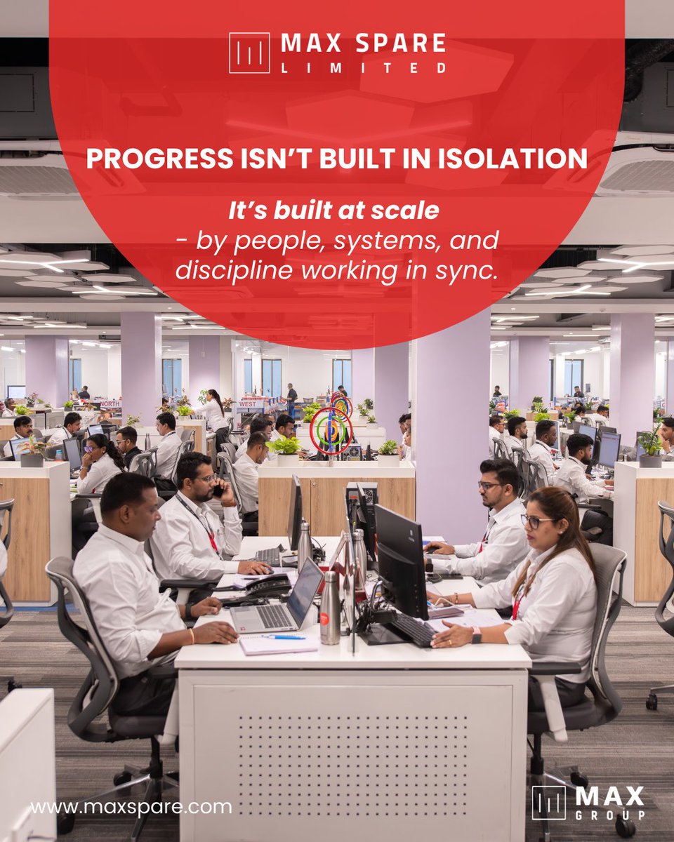 MAXSPARELIMITED's tweet image. Progress isn’t built in isolation. It’s built by people working in sync. Behind every product delivered and every global commitment met, there’s a team ensuring accuracy, continuity, and support.

#MaxSpare #BuiltByPeople #TeamAtWork #MaxGroup