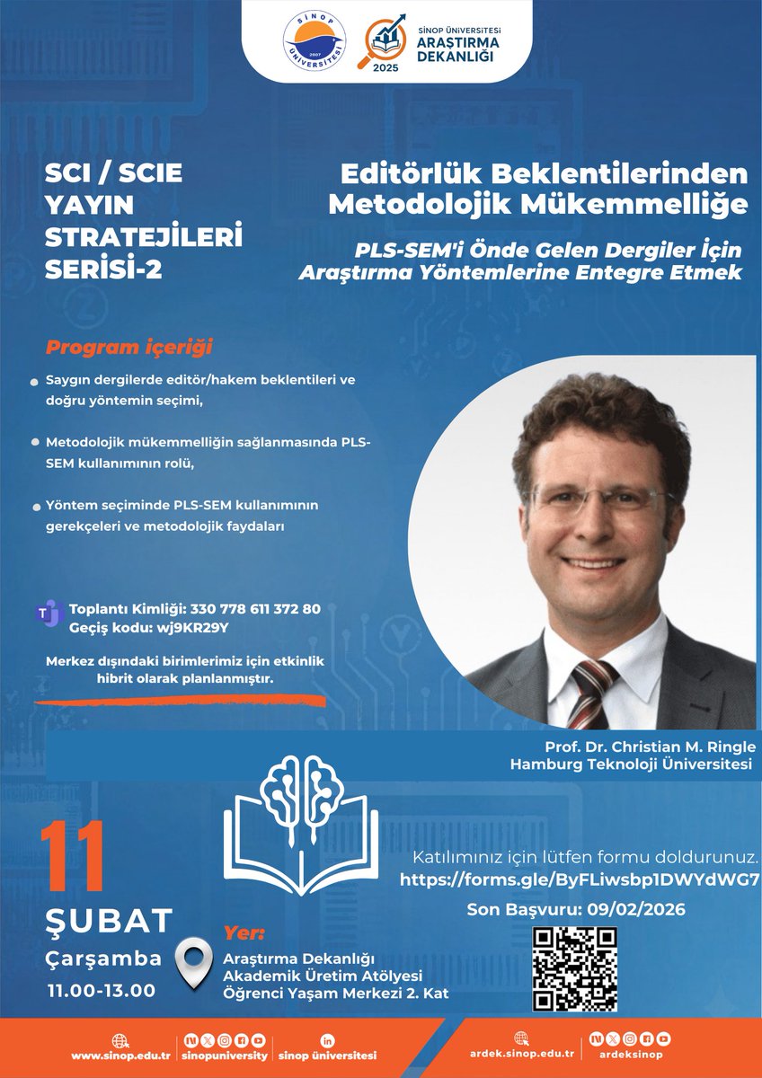 Sinop Üniversitesi Araştırma Dekanlığı tweet media