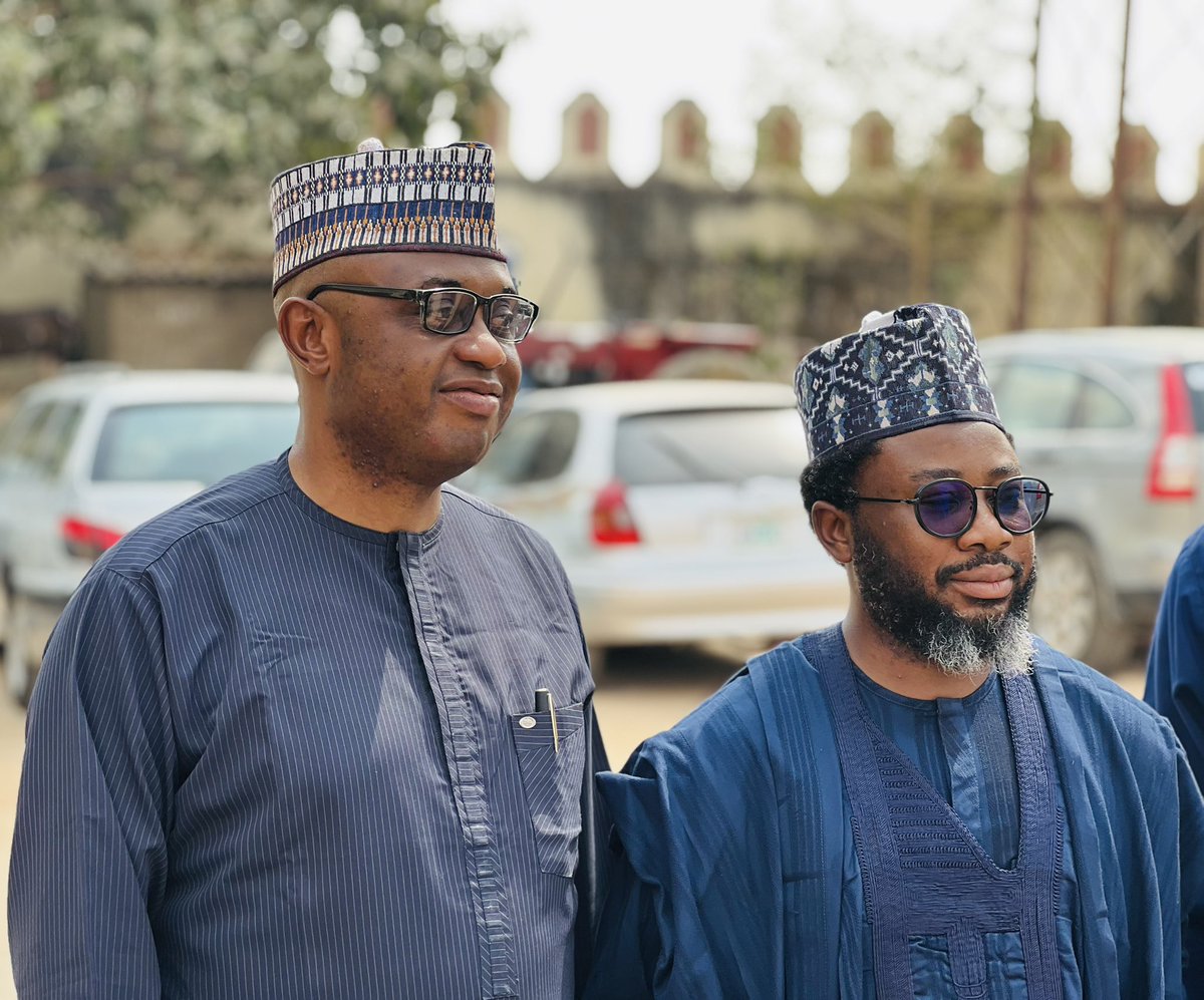 Omar_Mustie's tweet photo. Pharm. Mohammed Abdulkadir Abugi, in his preparations to contest for the Federal House of Representatives, Chanchaga Constituency, paid a courtesy visit to the Emir of Minna, HRH Dr. Umar Faruq Bahago, to seek blessings and guidance. https://t.co/NlfF28KIHx