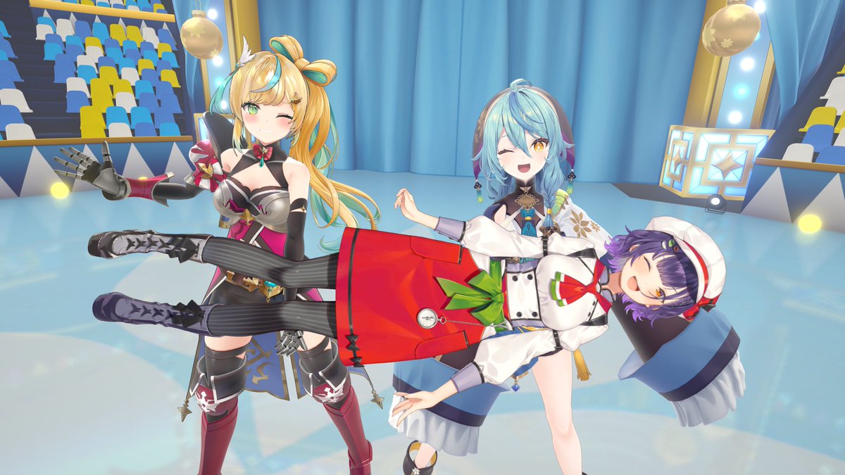 #珠乃井ナナ3D
本当に本当におめでとうございました✨
ハイパーウルトラちょーーーかっこよかったです😭！！！
思い出のお写真！ふたりでだっこしてくれた🫶