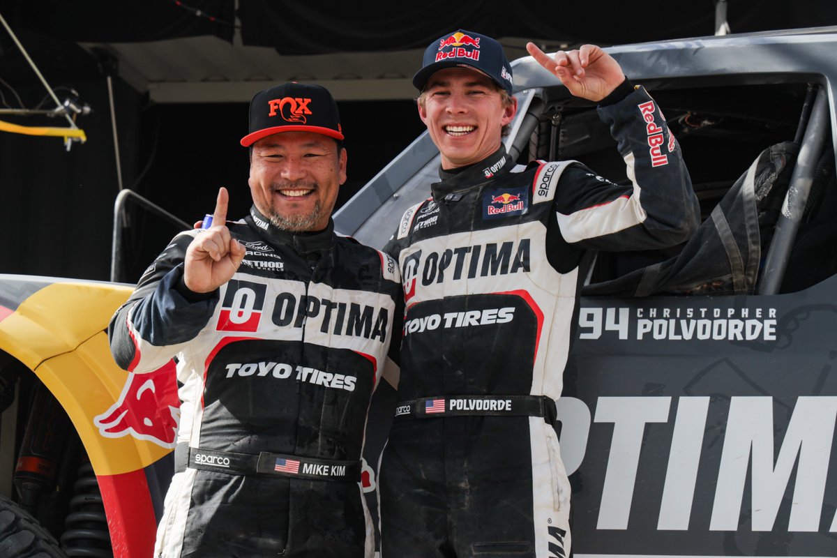ClariosGlobal's tweet image. Congratulations to #OPTIMABatteries sponsored off-road racer Christopher Polvoorde on winning the Toyo Tires Tires 2026 Desert Challenge for a third year in a row at #KingoftheHammers! 

Pure performance. Endless possibility. Chris pushed the limits, and with OPTIMA Batteries