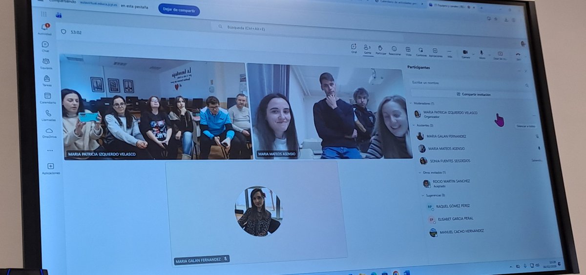 🚀✨Arrancamos con el Proyecto de Innovación #ObservaAcción en la modalidad de #InnovaAcción junto a los compañeros del <a href="/CepaMateo/">CEPA MATEO HERNÁNDEZ</a> de Béjar.  
Hoy nos hemos reunido vía #Teams 💻 para conocernos 🤝 y preparar nuestras observaciones 👁
#CSFP <a href="/CFIEdeSoria/">CFIE de Soria</a> <a href="/educacyl/">Educación JCyL</a>
