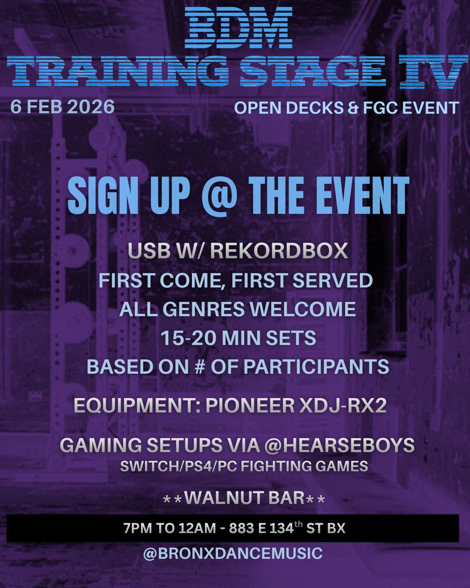 BOJAQ_'s tweet photo. Open Decks in the BX tonight. 
Gaming setups brought to you by @HearseBoys 
Pull up on us !
 https://t.co/0Kh8WzRWuo https://t.co/cpPaVNrggO