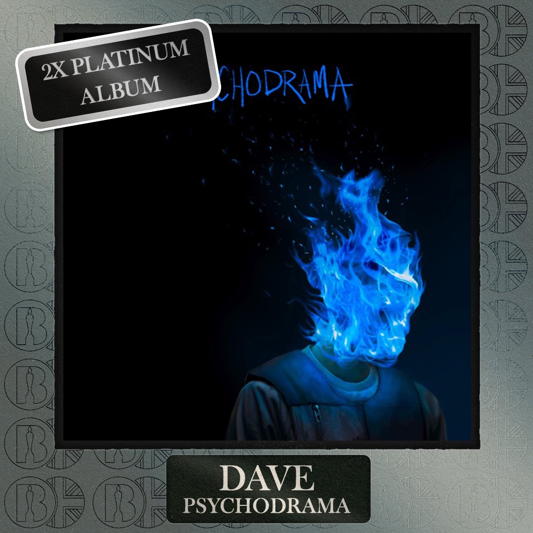 'Psychodrama', the album by <a href="/Santandave1/">SANTAN</a>, is now #BRITcertified 2x Platinum