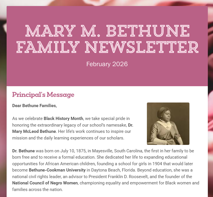 Check it out!  The February Family Newsletter has arrived... app.smore.com/n/5e7zx