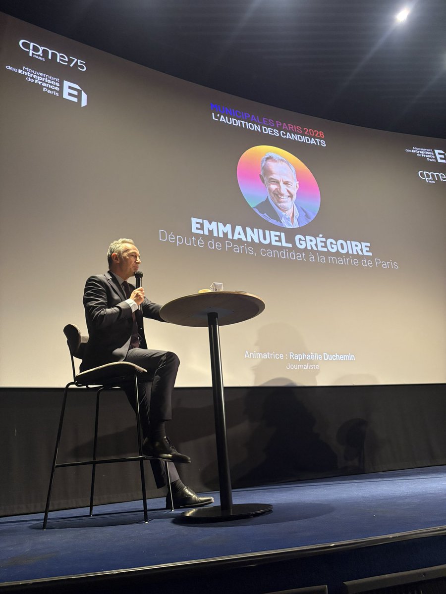 TheaFourdrinier's tweet photo. Aux côtés d’Emmanuel Grégoire pour échanger avec le MEDEF et la CPME autour des défis économiques de Paris.

#Municipales2026 https://t.co/p8Cj1TKXFA