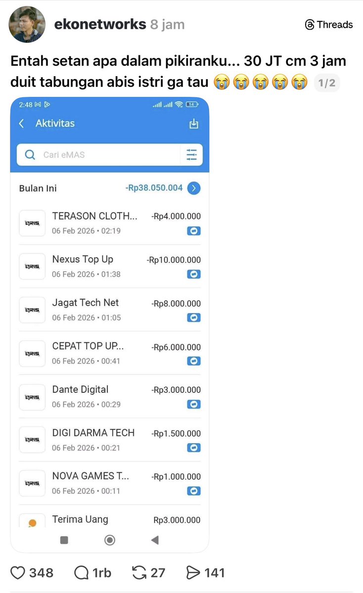 sosmed keras tweet media