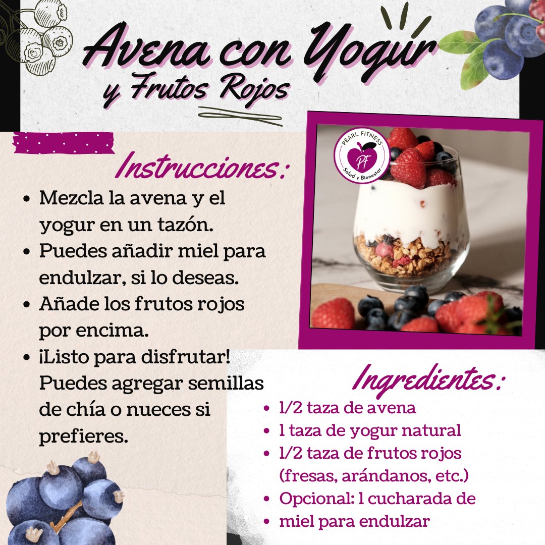 pearlsinfiltros's tweet image. ¿Desayuno saludable o secreto Metabólico? 🥣📷Empezar el día con un tazón de avena y frutos rojos no es solo "comer sano", es darle a tu cuerpo las herramientas para quemar grasa desde temprano.  📷#desayuno #pty507