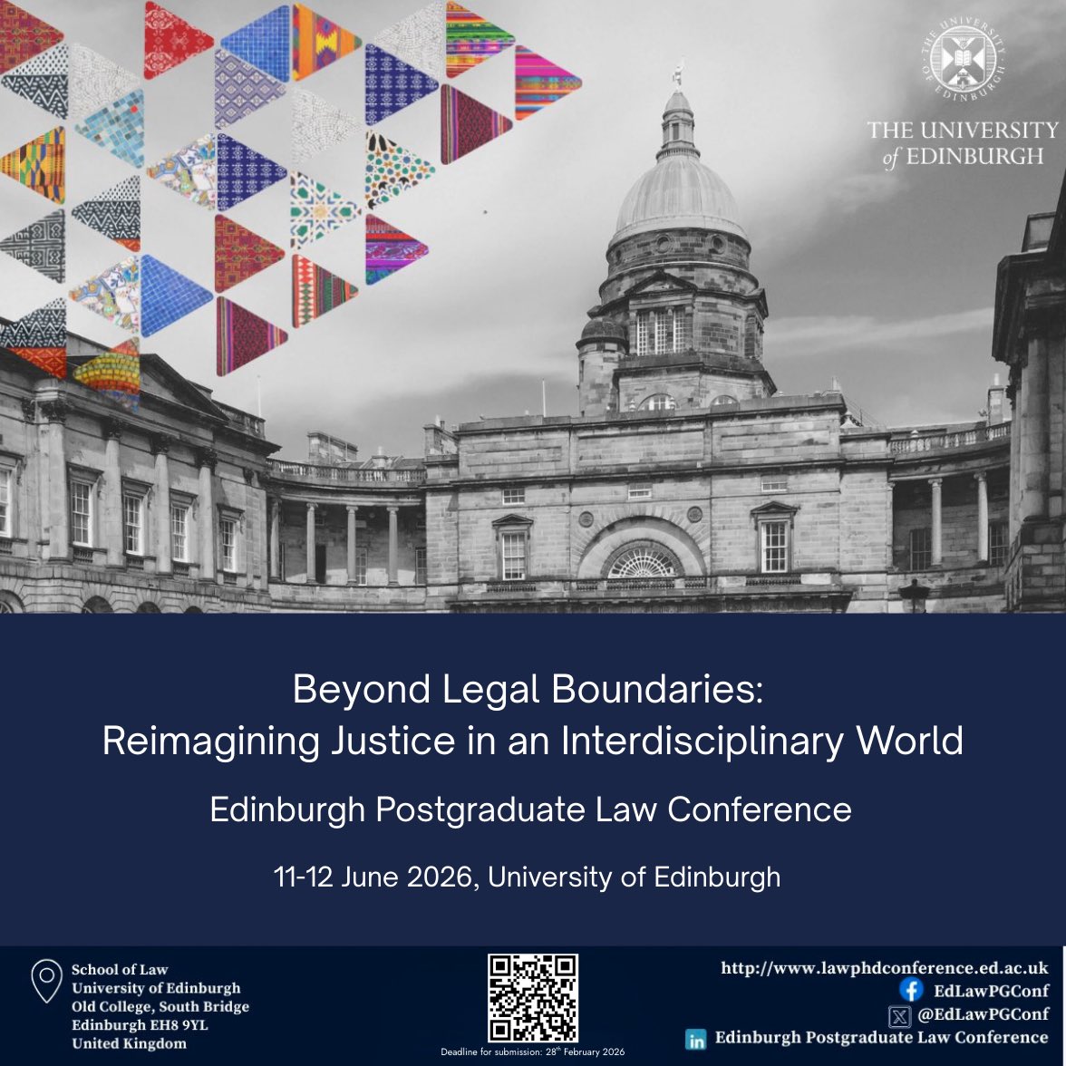 Edinburgh Postgraduate Law Conference tweet media