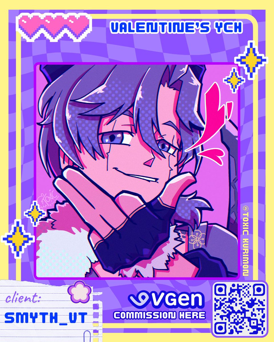 Valentine's day HEART HAND commission for <a href="/Smyth_vt/">Smyth 🐉⏳I Pausing Timeline</a> 
The muse: client
 #vgen #commissionsopen