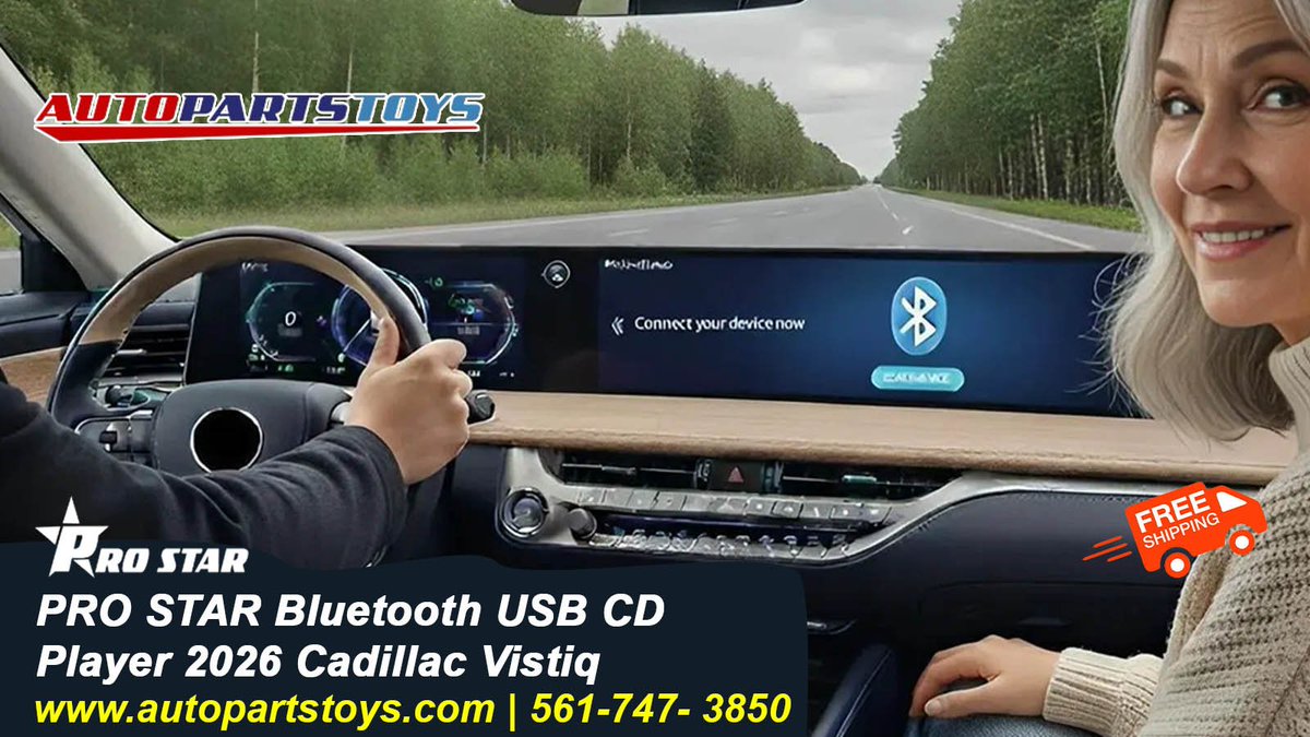 ProStar_CD's tweet photo. Experience the Pro Star USB CD Player:
✅ Plug & Play (USB)
✅ Steering wheel control
✅ Sleek, minimalist fit
Luxury isn't about what’s missing—it's about having it all. 💿💎
#Vistiq #Cadillac #EV #CarTech #ProStar https://t.co/Do7QaZtXdC