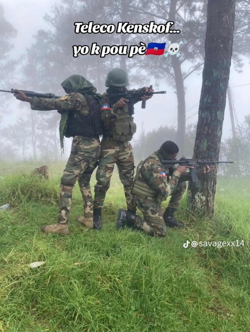 HT_DefenseObsvr's tweet photo. Où sont les Forces Armées d’Haïti (FAD'H) dans ces efforts? Ce sont les FAD'H qui sont sous la tutelle du MD, pas la PNH. 

You won't acknowledge the Haitian Armed Forces but you see the Ministry of Defense? How does that work? You can you support the Haitian people without supporting the Haitian military?

Menm la, Jean-Michel Moïse pap defann enterè Lame nou.