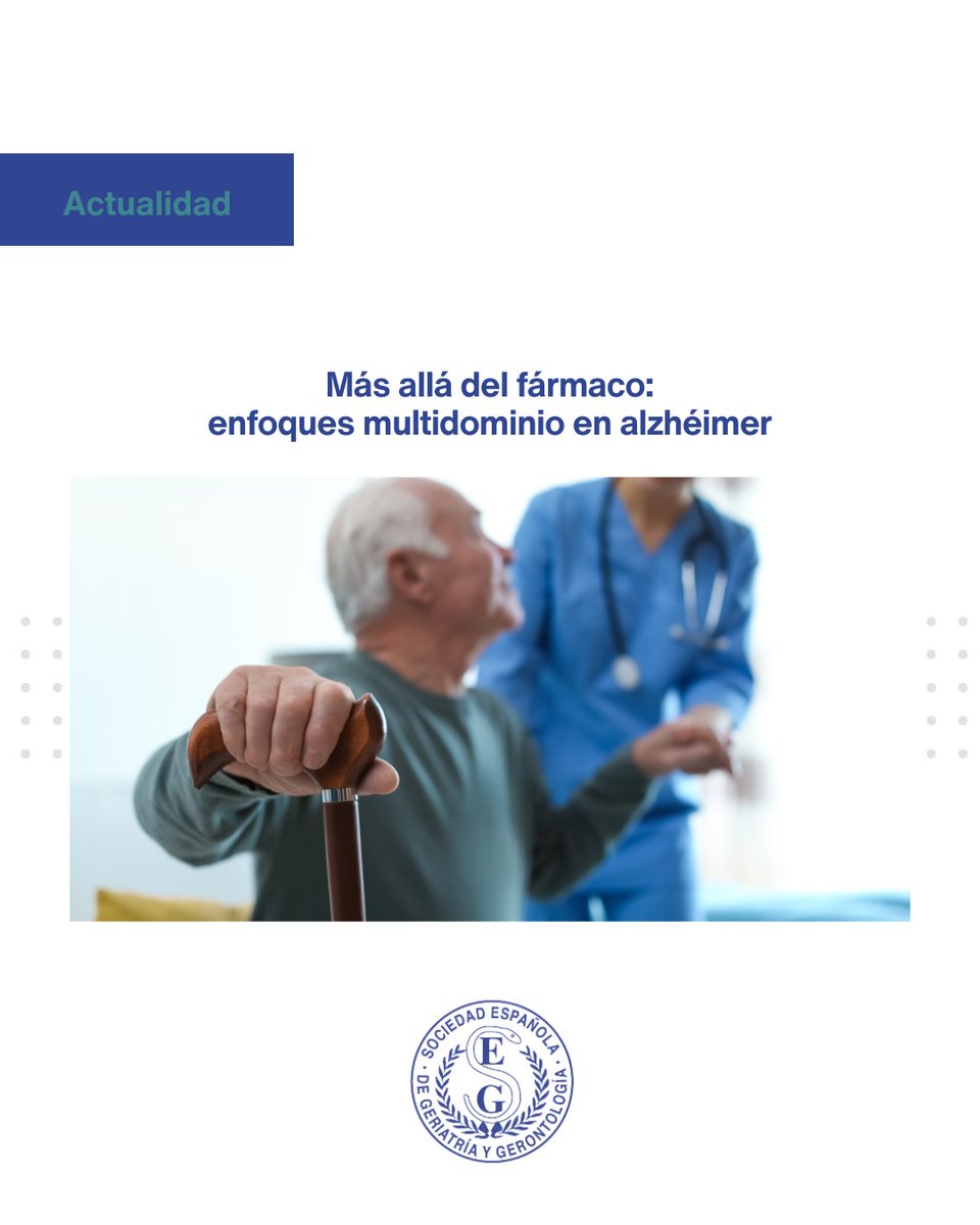 seggeriatria's tweet photo. "Más allá del fármaco: enfoques multidominio en alzhéimer": El Dr. Mario Salas, coordinador del Grupo de Trabajo Demencias/Alzheimer de la #SEGG destaca la atención a la persona en su conjunto y el apoyo de su entorno, para mejorar su calidad de vida.
👉 https://t.co/Dnis6hRpzj https://t.co/A6EYHFREgj