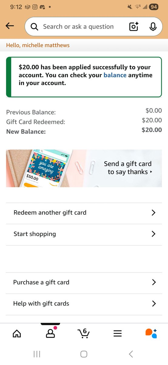 <a href="/TechTroveBuys/">TechTroveBuys</a> 
Thank you so much for the win. I really appreciate it.