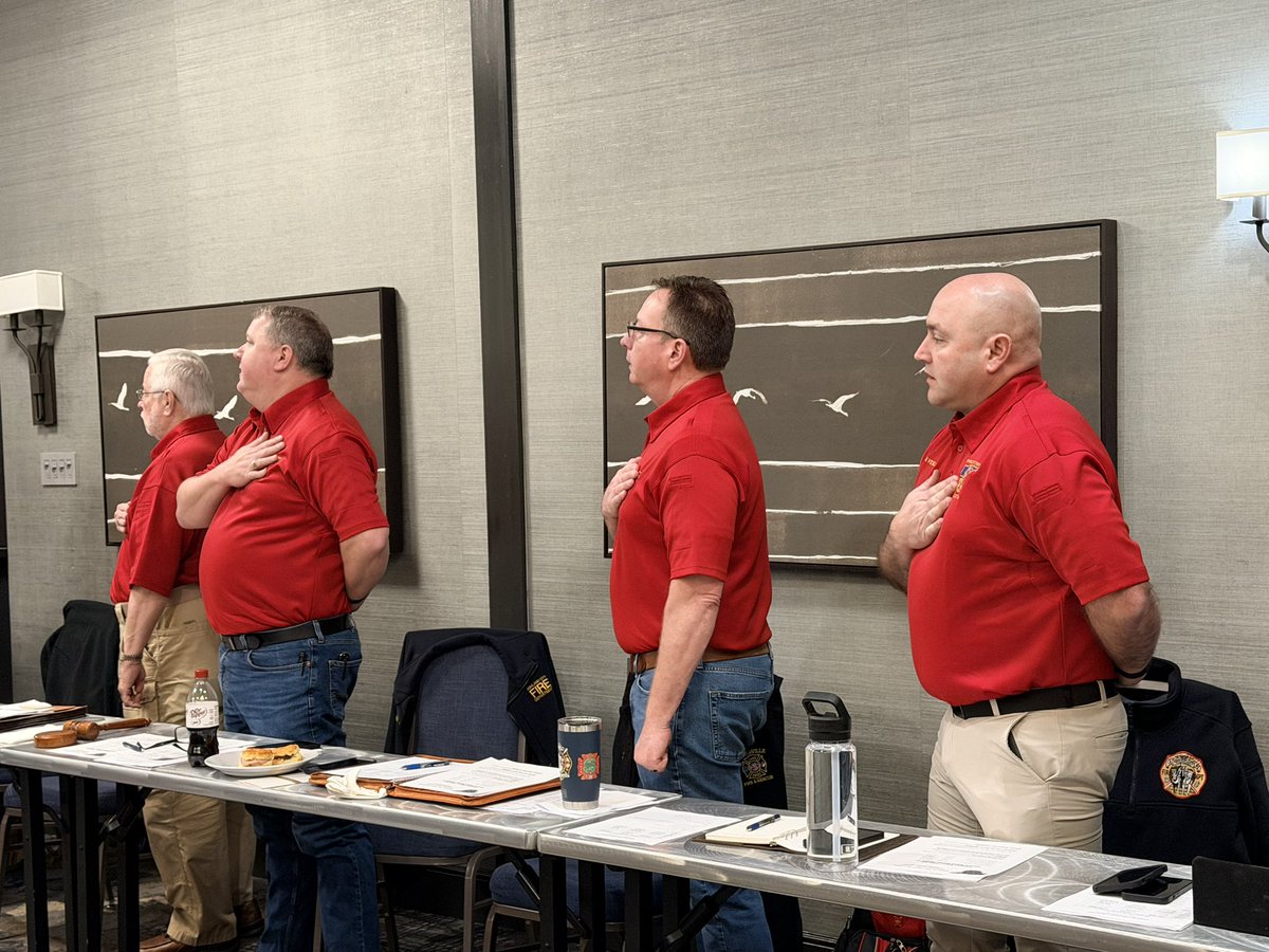 Tennfirechiefs's tweet photo. TFCA Winter Conference ‘26
Kingsport, TN 
DAY 3

This morning TFCA board meeting with a wrap up of a successful regional meeting https://t.co/rMRRgapNsW