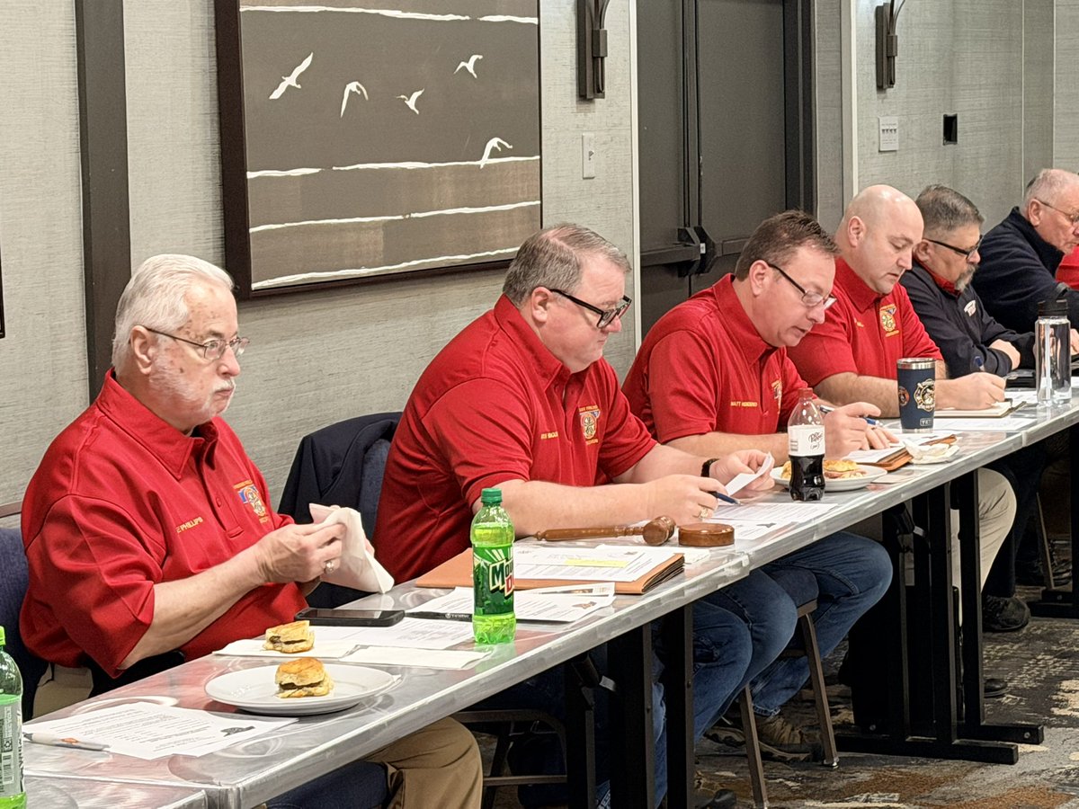 Tennfirechiefs's tweet photo. TFCA Winter Conference ‘26
Kingsport, TN 
DAY 3

This morning TFCA board meeting with a wrap up of a successful regional meeting https://t.co/rMRRgapNsW