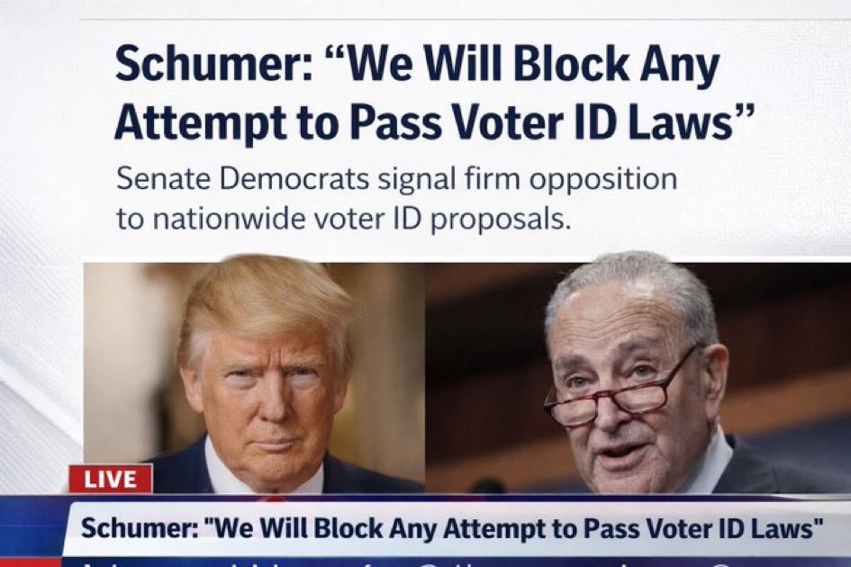 Schumer knows if they lose the illegal vote. They will never win again.