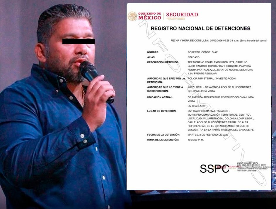 🇲🇽 #Tabasco
Detienen a Roberto "N", pastor de la congregación cristiana Casa de Fe, en #Villahermosa por el delito de fraude contra un integrante de su propia congregación, utilizando su posición jerárquica para engañar a la víctima. Se habla de más de 5 millones de pesos.