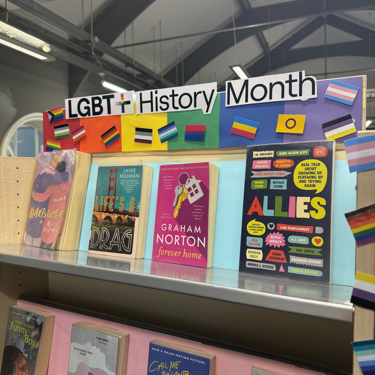 ElthamLibrary's tweet photo. It’s #LGBTplusHM! Throughout February #ElthamLibrary are celebrating the achievements, culture and contributions members of the LGBTQ+ community have made in Greenwich, the UK and beyond through innovation and creativity. 🌏🏳️‍🌈 #LoveYourLibrary https://t.co/9FdUYZrRWQ