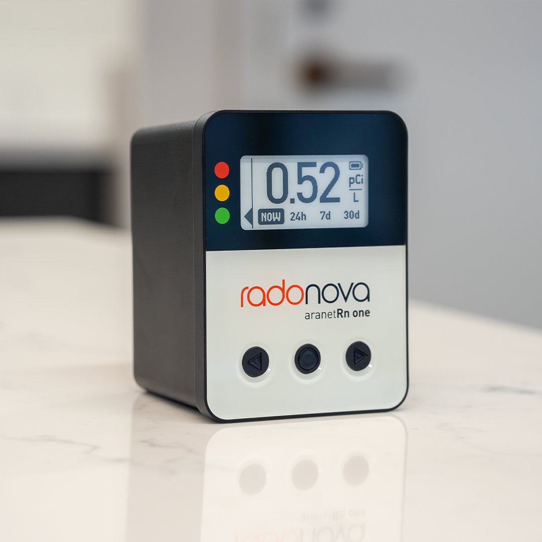 Radonova86's tweet photo. New from Radonova! The newest consumer radon instrument designed to make radon testing simpler and more accessible for homeowners. #radon #preventlungcancer #iaq 
https://t.co/WrgCF4aRRn https://t.co/N3iy9RXq3U