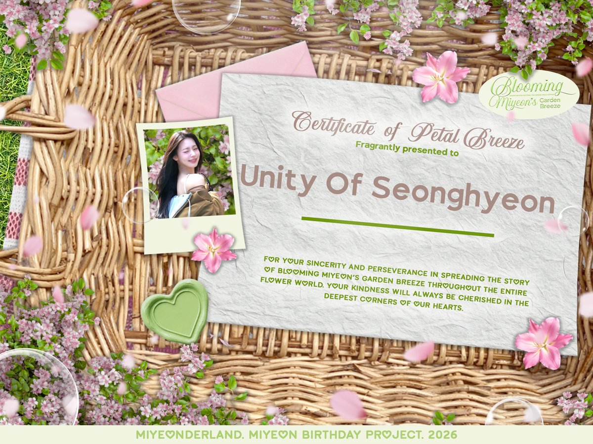 ⠀ 
🛹📰 … / We, <a href="/UnityofSeong/">𝖴𝖮𝖲 ͏͏</a>, sincerely thank <a href="/MIYEONDERLAND/">MIYEON SEDUNIA.</a> for extending the invitation to collaborate as a media partner for 𝗕𝗹𝗼𝗼𝗺𝗶𝗻𝗴 𝗠𝗶𝘆𝗲𝗼𝗻’𝘀 𝗕𝗿𝗲𝗲𝘇𝗲 𝗚𝗮𝗿𝗱𝗲𝗻 celebration. May our paths cross again on future occasions! 
⠀