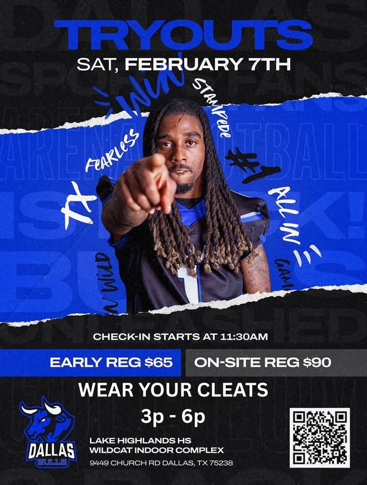 🚨 REMINDER OF UPDATED TIME FOR TRYOUTS TOMORROW (FEB. 7) 🚨

3 P.M. - 6 P.M.

STILL TIME TO REGISTER!!