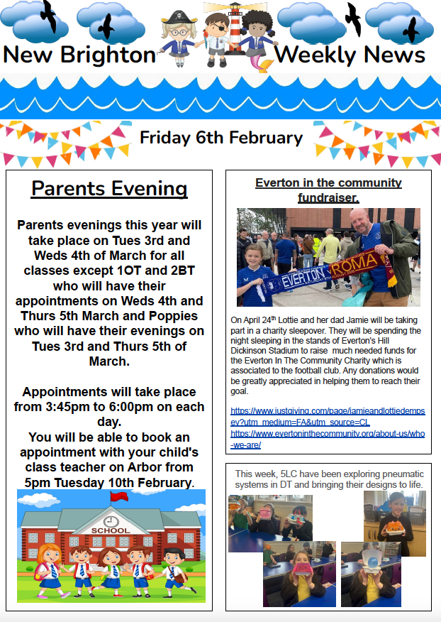 NewBrightonPS's tweet photo. This week's newsletter is out now😊 Download in full from the school website https://t.co/8ISbxO6KIv https://t.co/CvWErT3qGX