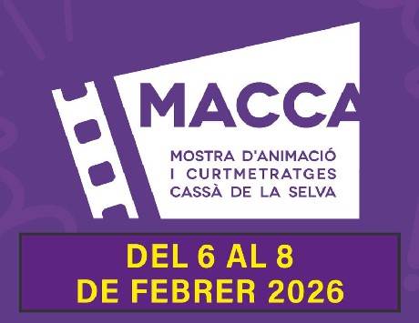 JordiCultura's tweet image. Atenció, cinèfils! No us perdeu des d'avui divendres i fins a diumenge 8 de febrer la Mostra d'Animació i Curtmetratges de #Cassà (MACCA). De ben segur que us agradarà!
agenda.cultura.gencat.cat/ca/activitat.h…
