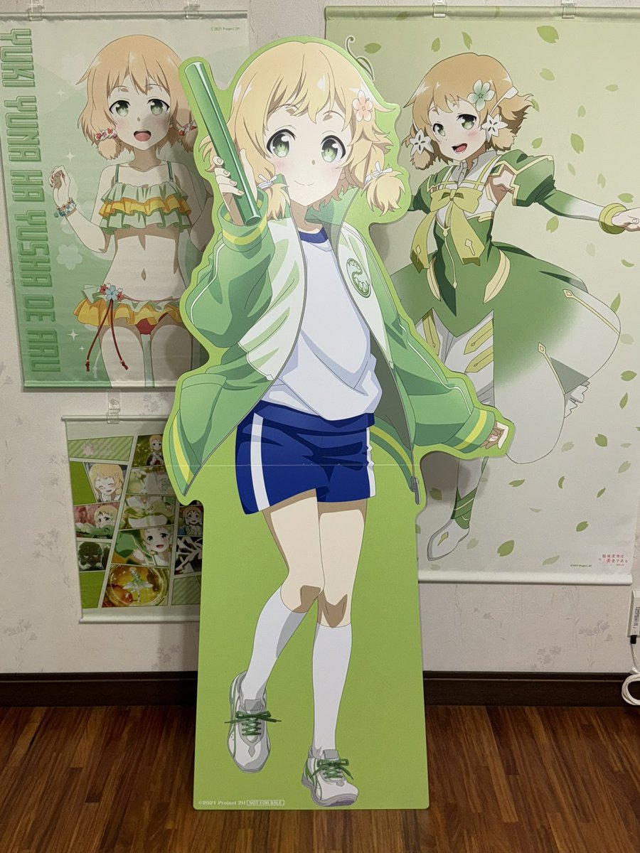 そういえば水着の等身大タペストリーはなかったなぁ✨🌱壁中樹ちゃんだらけで付けれるのか？これ😅