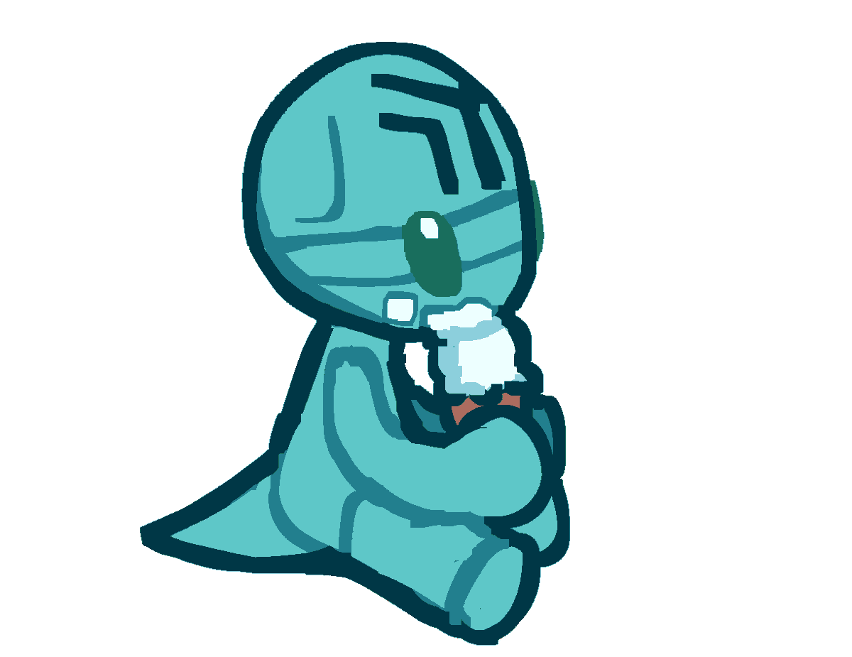 little alien finds out about ice cream

#pokemon