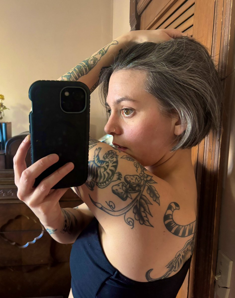 internetmadison's tweet image. my gray hair and my week